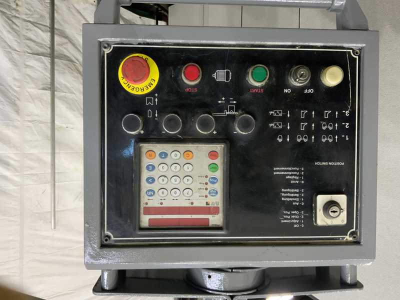 220 Ton, Durma #HAP-37200, press brake, 12.1' OA, 122" between housing, 7.83" stroke, 2-Axis CNC Back Gauge - Image 5