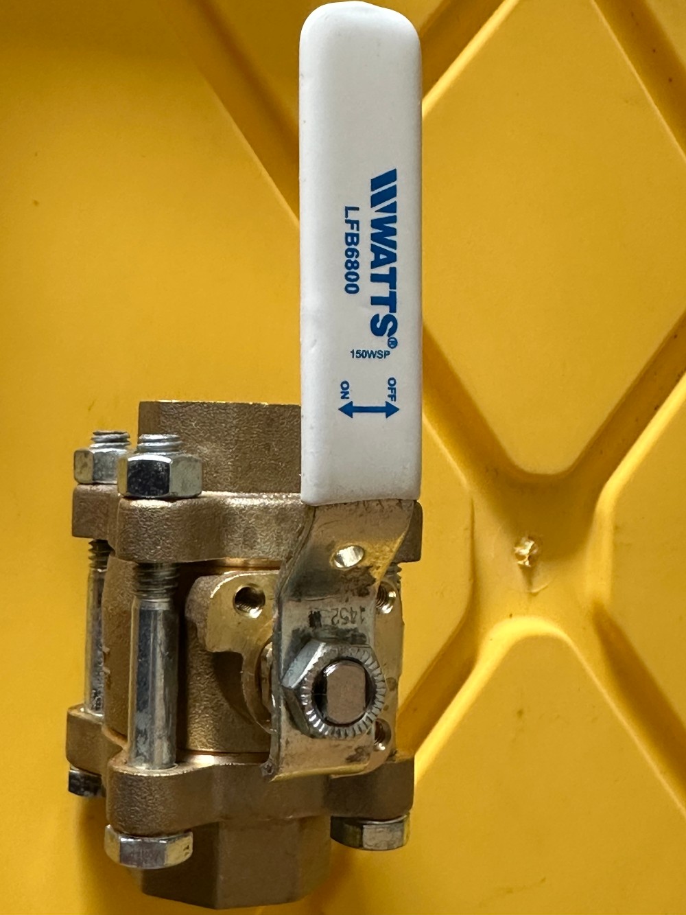 3/4" Watts #B-6800 / LFB6800 NPT, ball valve, 600 CWP, 450°F max, 2017 new (60 available) - Image 5