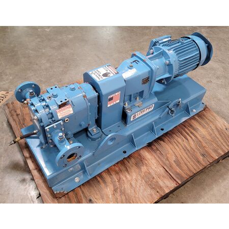 10-15 GPM @ 200 psi, Lobepro #SS8T, positive displacement rotary lobe pump, 5 HP, 200°F - Image 2