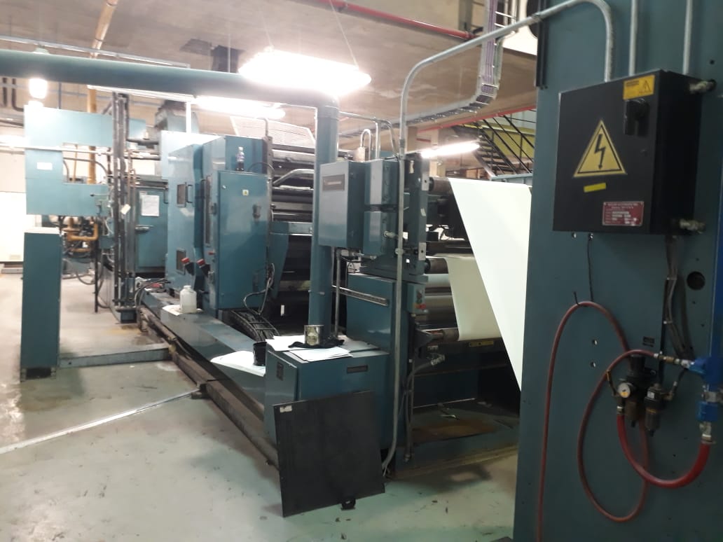 Timson #T32, Web Offset Press, (1) Color, 78" circumference x 32" width, 1996 - Image 2