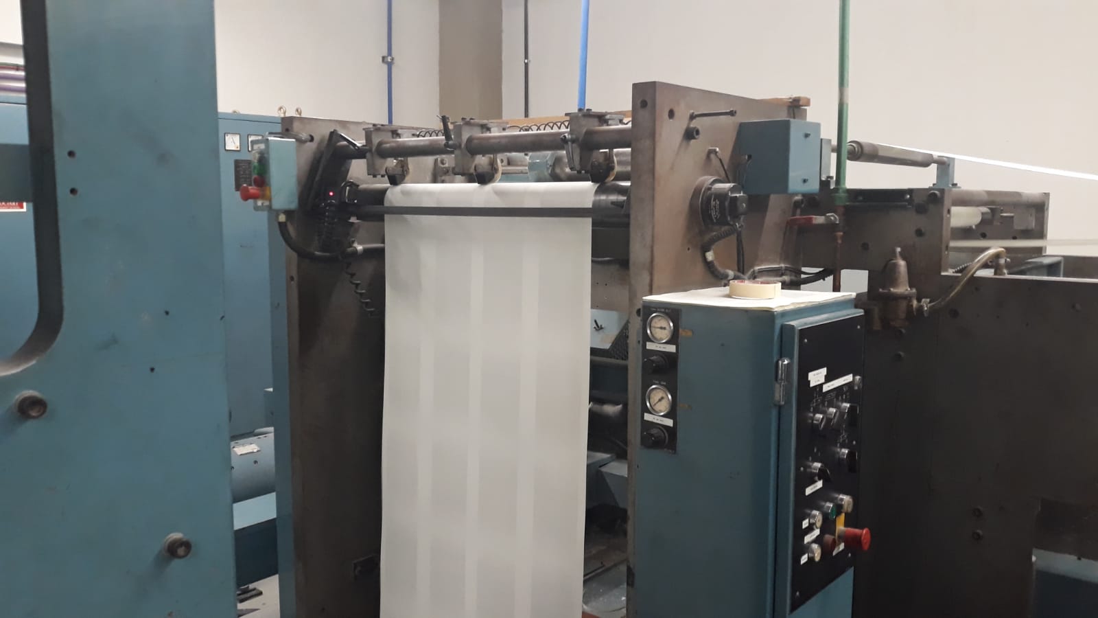 Timson #T32, Web Offset Press, (1) Color, 78" circumference x 32" width, 1996 - Image 6