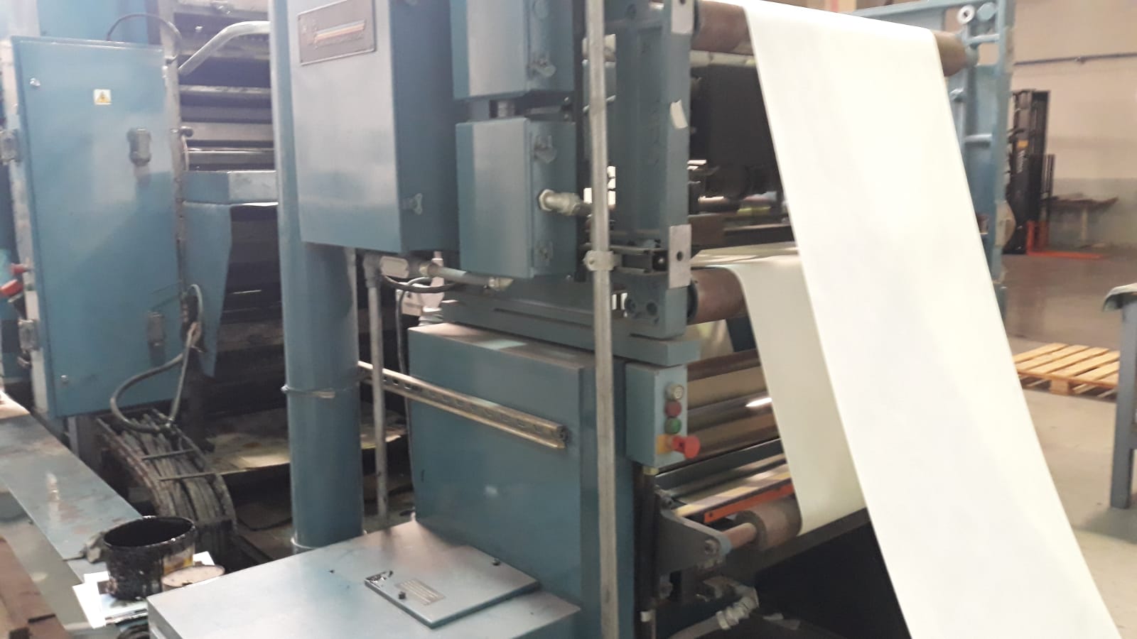Timson #T32, Web Offset Press, (1) Color, 78" circumference x 32" width, 1996 - Image 9