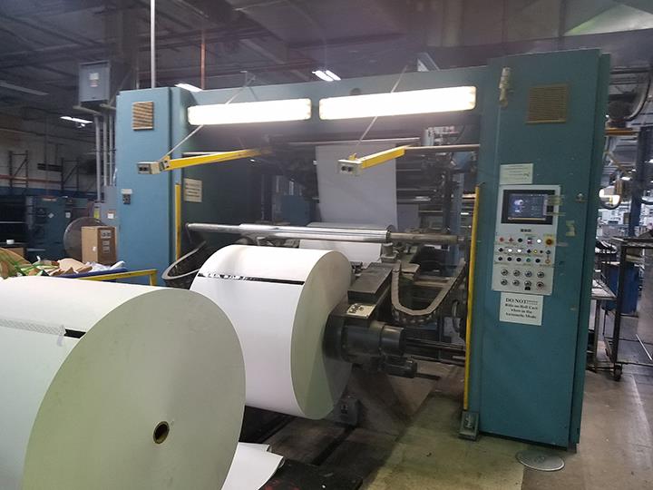 Timson #T-48A-ZMR, Web Offset Press, (2) Print Unit, 46" cutoff x 53" width, 50" Splicer diameter, 13' dryer - Image 2