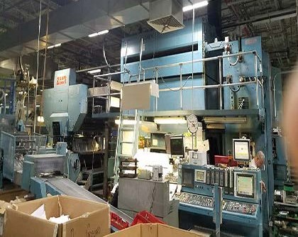 Timson #T-48A-ZMR, Web Offset Press, (2) Print Unit, 46" cutoff x 53" width, 50" Splicer diameter, 13' dryer - Image 4