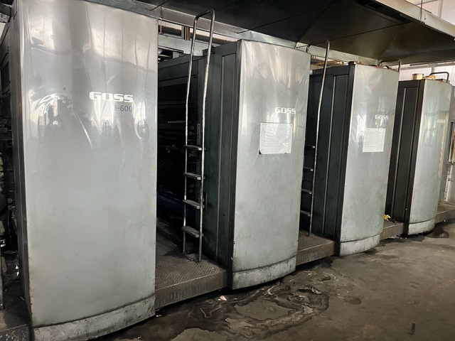 Goss & Deleeuw #M600A, Web Offset Press System w/Combination Folder, (4) Print Unit, (1) Web, 16-Page, 22.75" - Image 3
