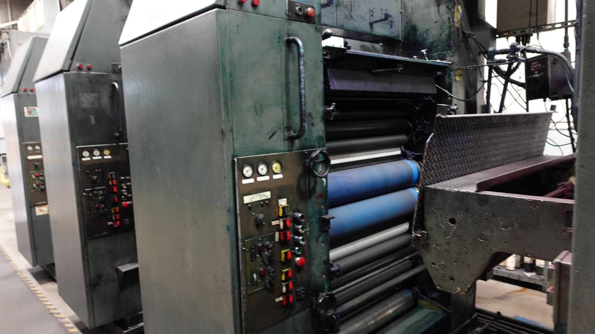 Hantscho #Mark-7, Web Offset Press, (6) Print Unit, (1) Web, 16-Page, 23.56" cutoff x 38" width, 50" Splicer - Image 9