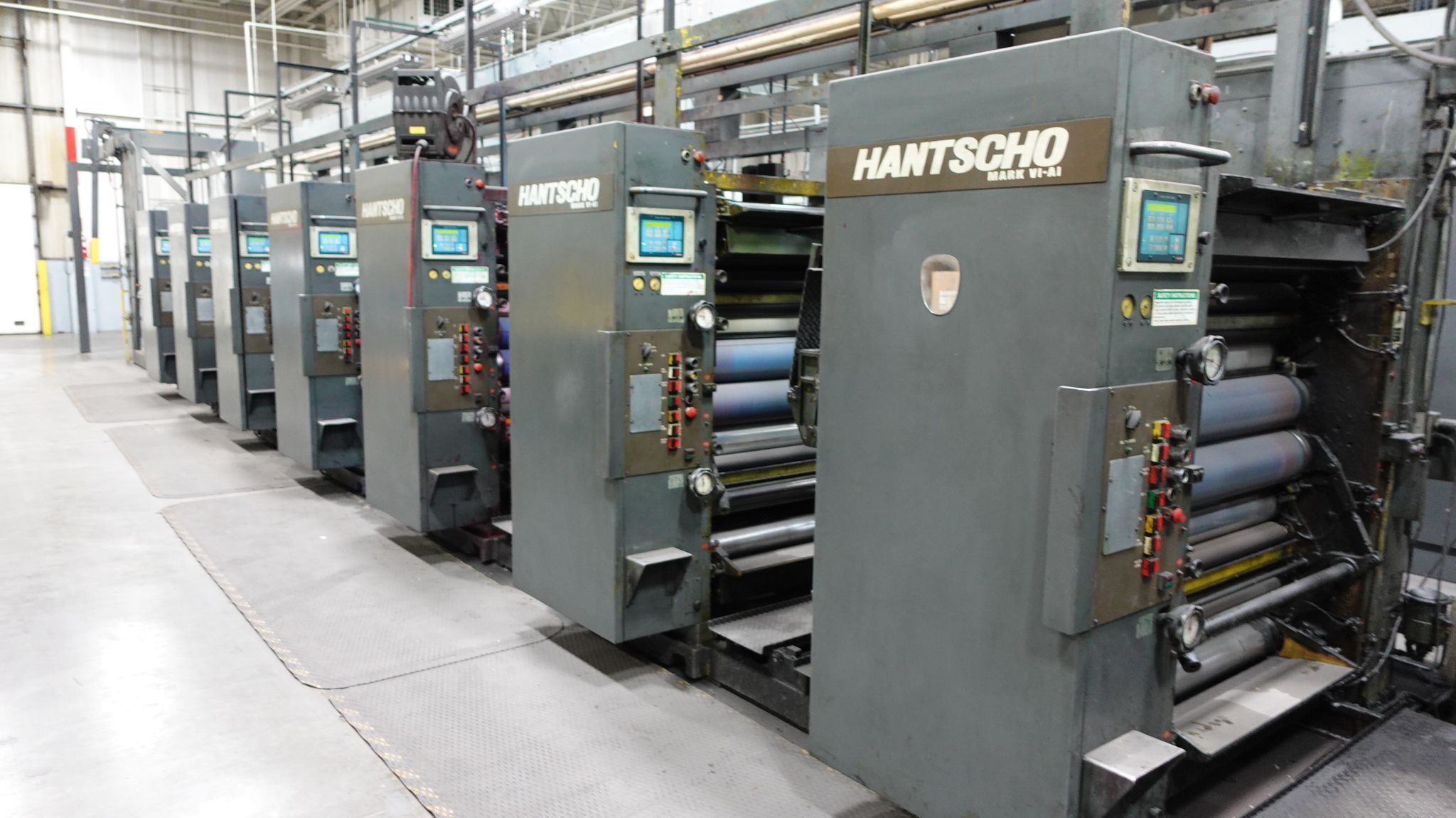 Hantscho #Mark-6A1, Web Offset Press, (1) Print Unit, (1) Web, 22.776" cutoff x 38" width, 50" Splicer roll - Image 1