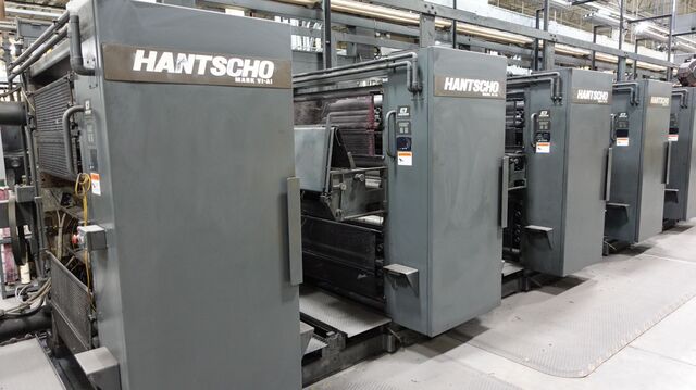 Hantscho #Mark-6A1, Web Offset Press, (1) Print Unit, (1) Web, 22.776" cutoff x 38" width, 50" Splicer roll - Image 7