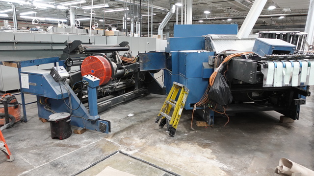 56" Grafech Engineering, Roll sheeter, 56" Web width, 40.25"-23.5" repeat length, 14400 IPH, 460 V, 2001 - Image 3