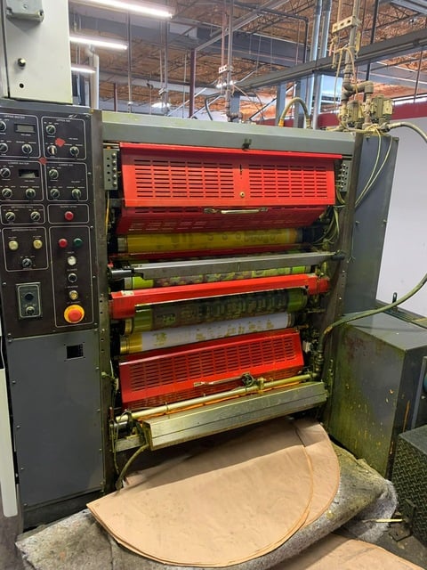 Heidelberg #V-30, Web Offset Press, (4) Print Unit, (1) Web, 21.5" cutoff x 36" width, (32) pages, 125 HP - Image 2