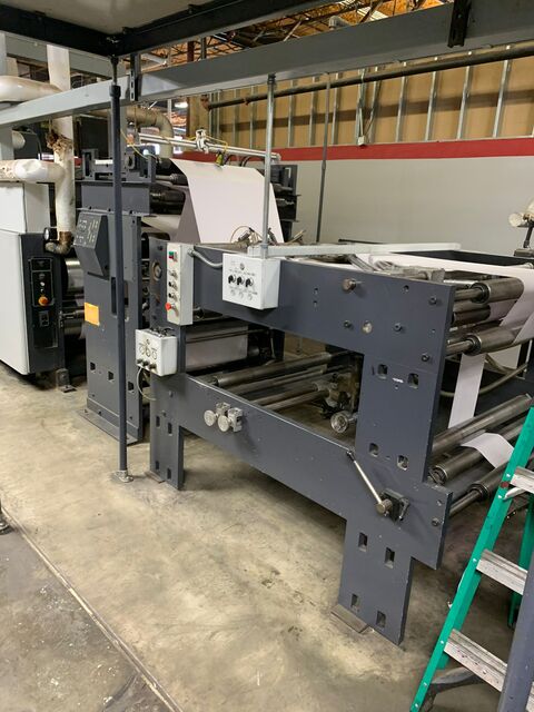 Heidelberg #V-30, Web Offset Press, (4) Print Unit, (1) Web, 21.5" cutoff x 36" width, (32) pages, 125 HP - Image 6
