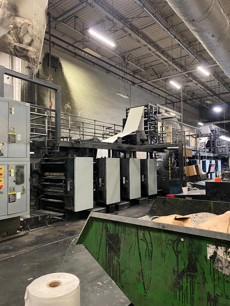 Heidelberg #V-30, Web Offset Press, (12) Print Unit, (8) Web, 22.75" cutoff x 36" width, (64) Pages, (3) 125 - Image 1