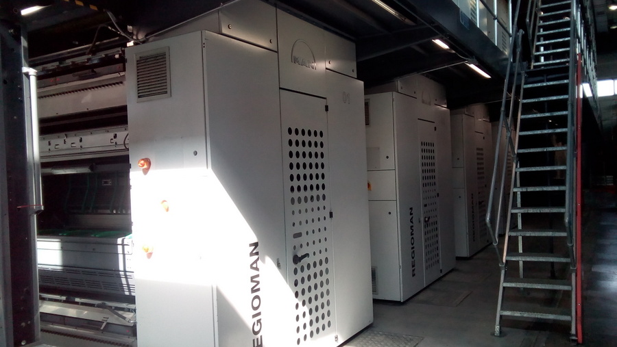 Man Roland #Regioman, Web Offset Printing Press, (5) 8-print & (2) 4 ...