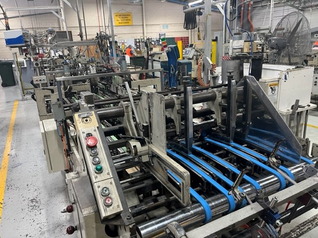 Jagenberg/Heiber & Schroder #Diana-Intertray/EF-11/D, Folding Box Gluer & Window Patcher, 105 cm & 110 cm - Image 3