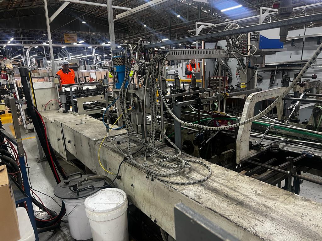 Jagenberg/Heiber & Schroder #Diana-Intertray/EF-11/D, Folding Box Gluer & Window Patcher, 105 cm & 110 cm - Image 7