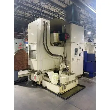 Mitsubishi #ST40, CNC guideless vertical gear shaper, 16" dia., 4.5" stroke, column stroke positioning, 2000 - Image 2