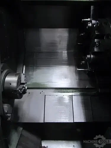 Hyundai Kia #SKT21LMS, CNC lathe, 9.84"chk, 2.559" bore, Fanuc 21i-TB, 2006 - Image 10