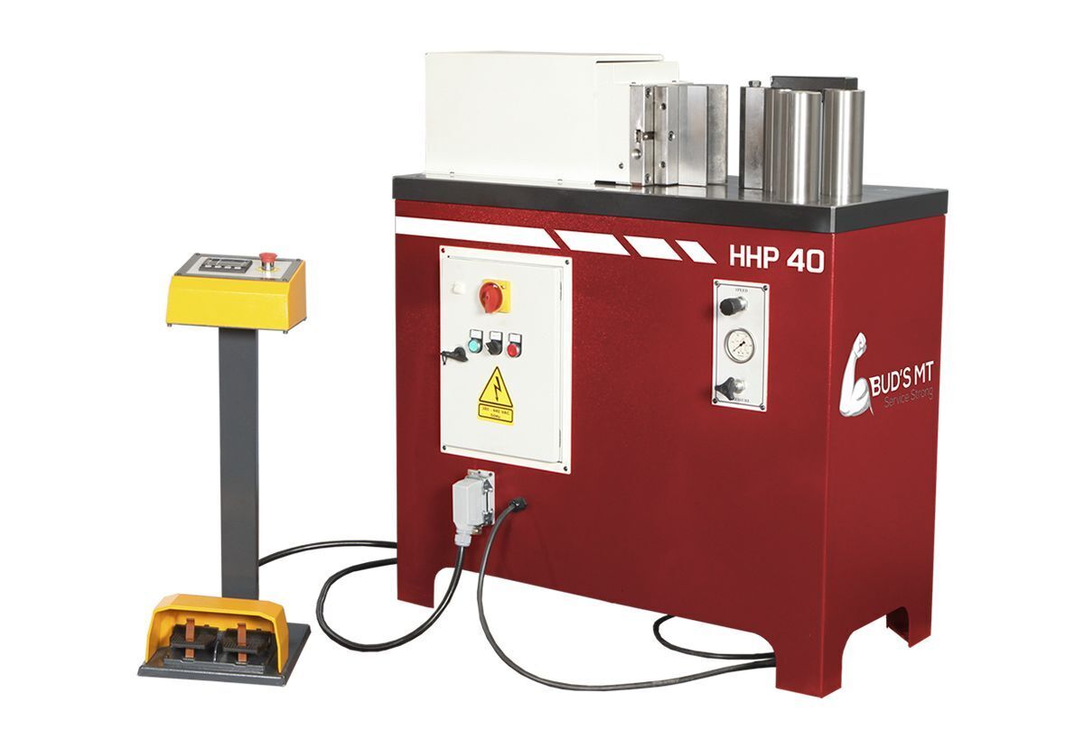 44 Ton, Bud's MT #HHP-40,horizontal press, 5.3 HP, 11.2"stroke, 0.4 IPS, 25.9"x49"table,build to order - Image 1