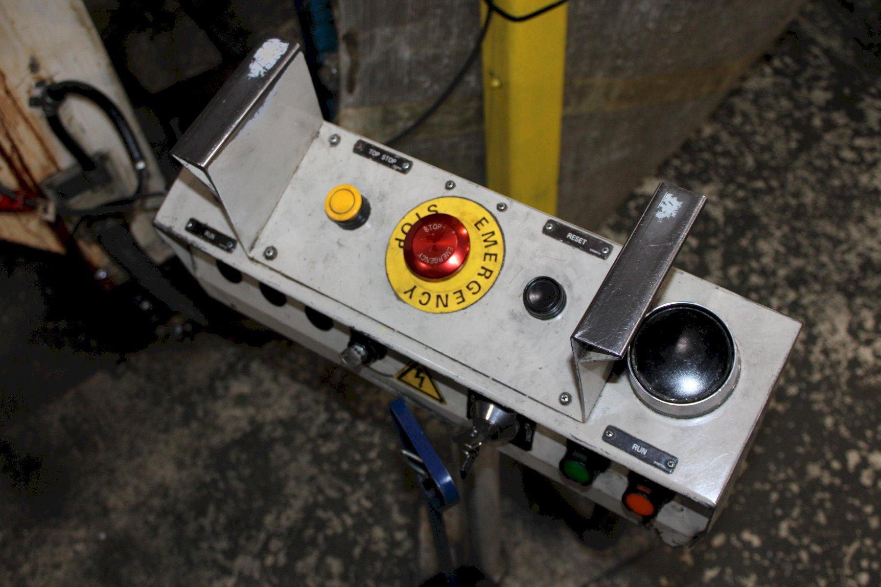 220 Ton, Aida #NCI-2000(2)E, single crank gap frame press, 9.84" stroke, 17.72"Shut Height, 4.33"adj., 25-50 - Image 5