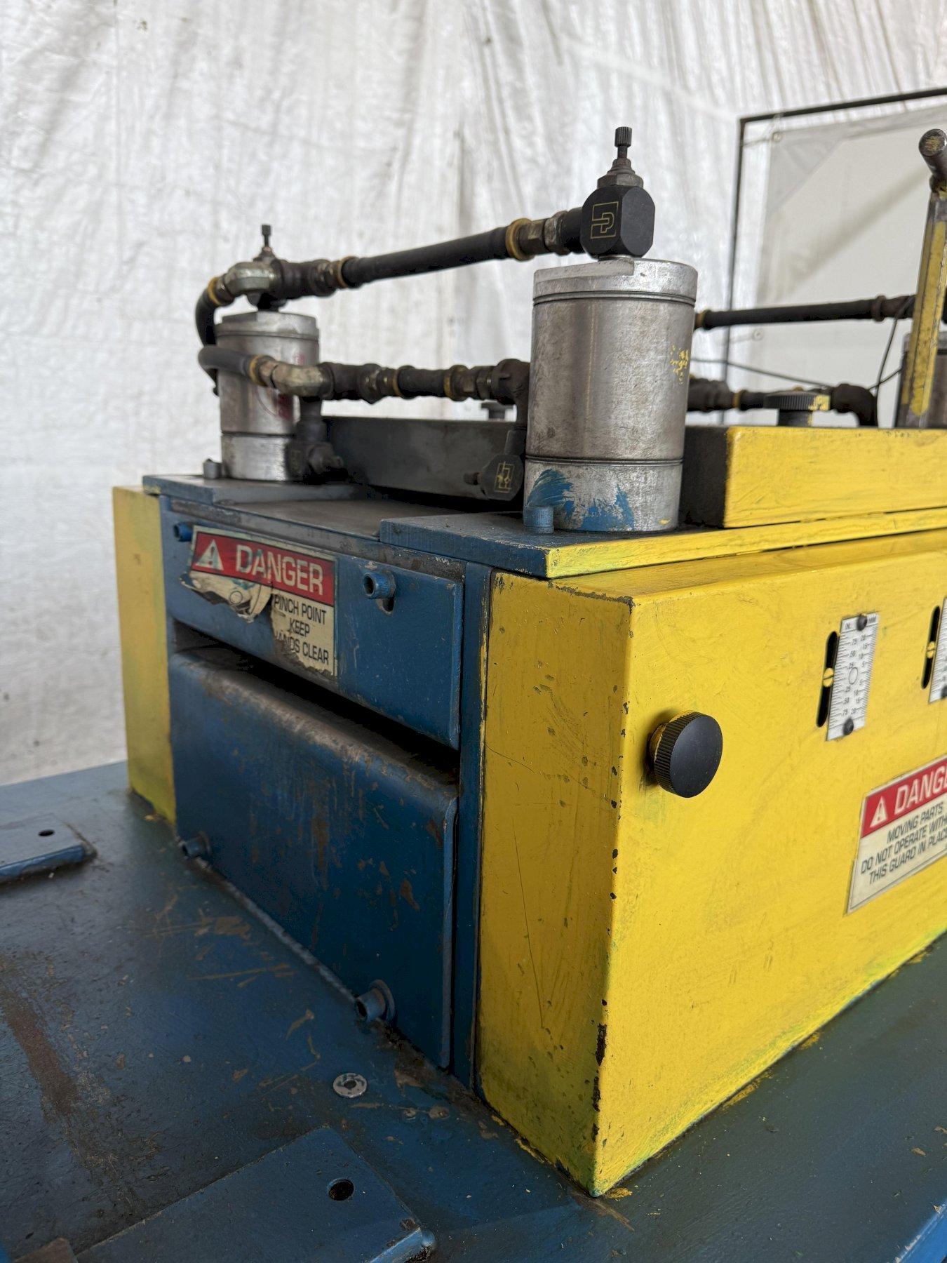 Coe #CPPS-PO-225-12, powered straightener, 12" x .187", 2-1/2" strightening rolls, 3" entry & exit - Image 6