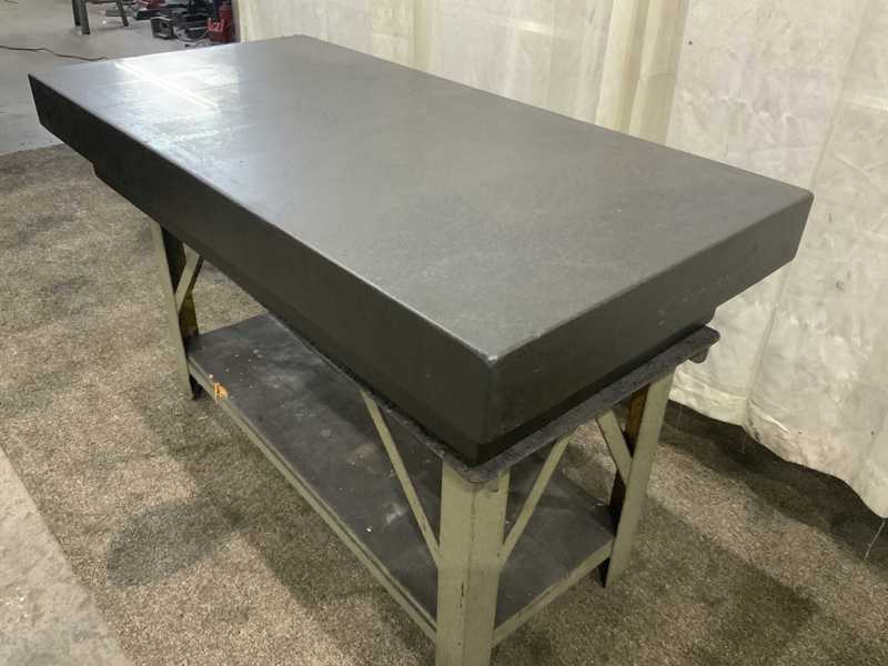 60" x 30" x 10" Mitchell, blac k granite surface plate, 3" ledge - Image 2