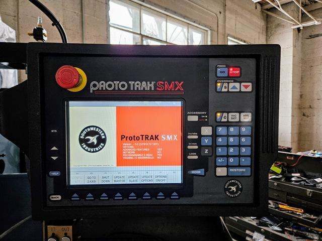 Southwestern Industries #Trak-DPM-SX3P, universal mill, 10" x50" tbl., 5 HP, 31" X, 17" Y, 23.5" Z, 40-5000 - Image 2
