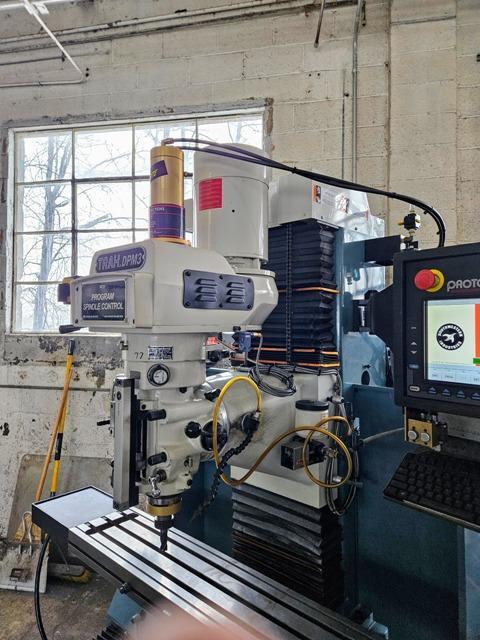 Southwestern Industries #Trak-DPM-SX3P, universal mill, 10" x50" tbl., 5 HP, 31" X, 17" Y, 23.5" Z, 40-5000 - Image 8