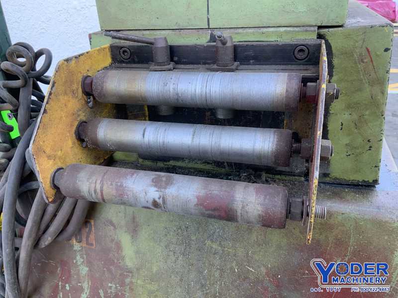 8" x .135" PA Industries #SS87D, 7-roll straightener, serial #16208/CJ40023 - Image 2