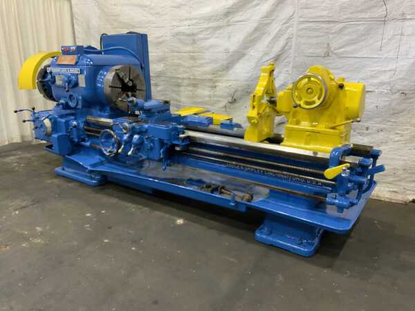 27-1/2" x 72" Lodge & Shipley #25, hollow spindle engine lathe, 20" swing over cross slide, 4-jaw 21" chuck - Image 1