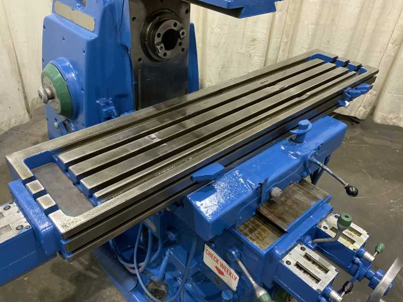 Cincinnati #205-12 Cinel 60, horizontal milling machine, 12" x54-1/2" table, #50 NS, 7-1/2 HP - Image 7