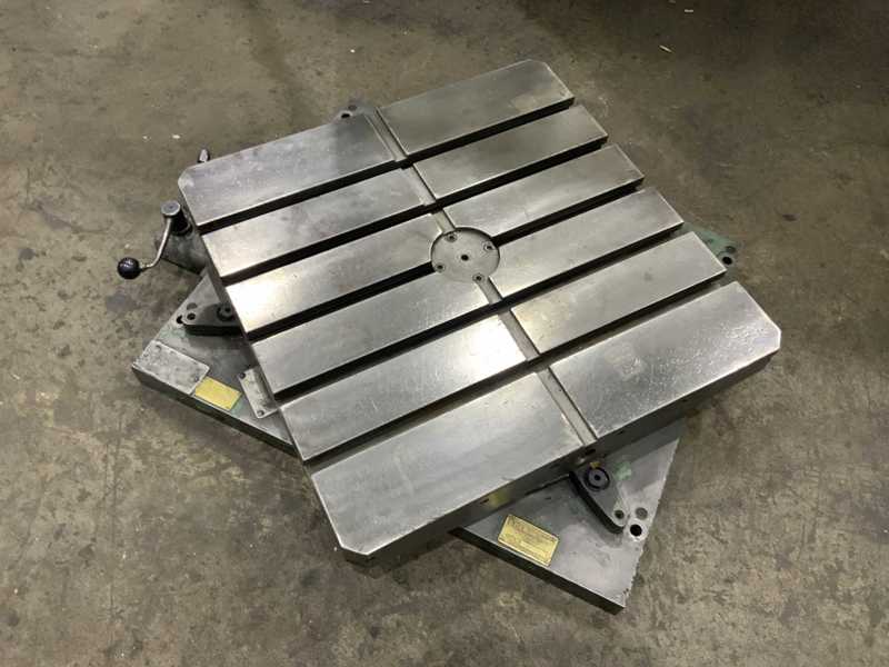 26" x 26" DeVlieg, air lift rotary table, 4000 lb. table capacity, 5 T-slots, air lift, air clamping - Image 6