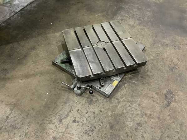 26" x 26" DeVlieg, air lift rotary table, 4000 lb. table capacity, 5 T-slots, air lift, air clamping - Image 10