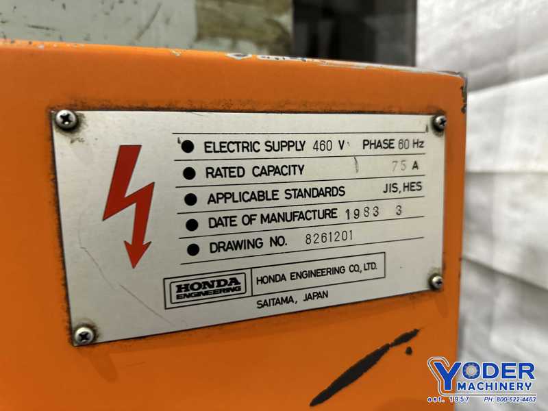 75 Ton, Kotokogyosho #VC-220, hydraulic C-frame press, 13.7" stroke, 20 HP - Image 7