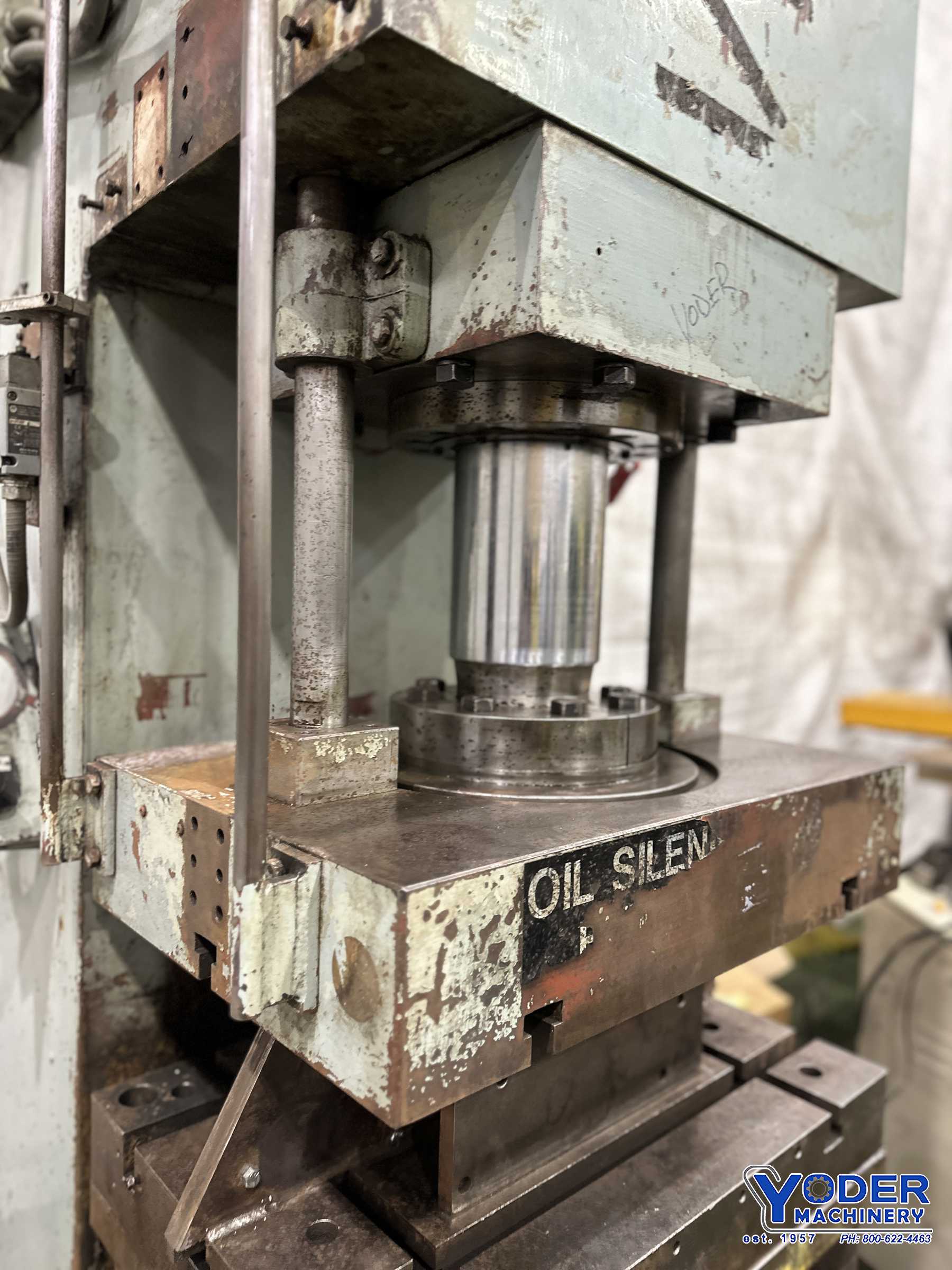 75 Ton, Kotokogyosho #VC-220, hydraulic C-frame press, 13.7" stroke, 20 HP - Image 10