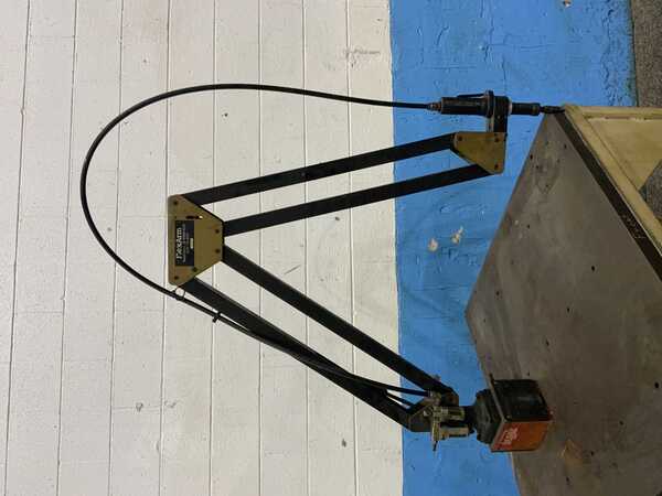 Pneumatic tapping arm, Flexarm, 66" reach, with Ingersoll-Rand Cyclone TX200 grinder - Image 9