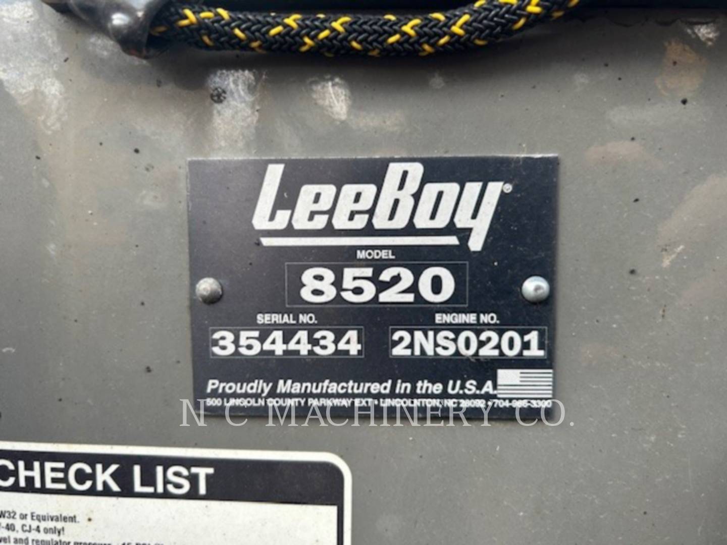 Lee-Boy 8520C, Asphalt Paver, 939 hours, S/N: 354434, 2023 - Image 6