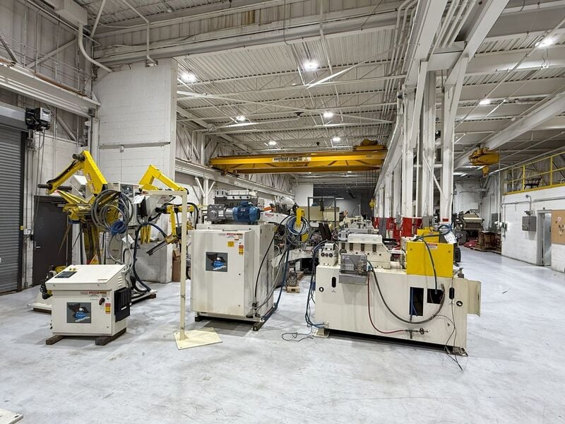 6000 lb. Coe Press Equipment #CPRF-518/CPPS-350-12/CPR-DE-PO-06018, servo feedline, 12" x .187" stock, 72" - Image 1