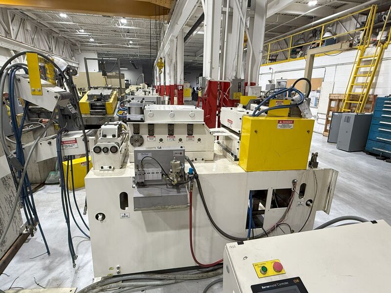 6000 lb. Coe Press Equipment #CPRF-518/CPPS-350-12/CPR-DE-PO-06018, servo feedline, 12" x .187" stock, 72" - Image 4