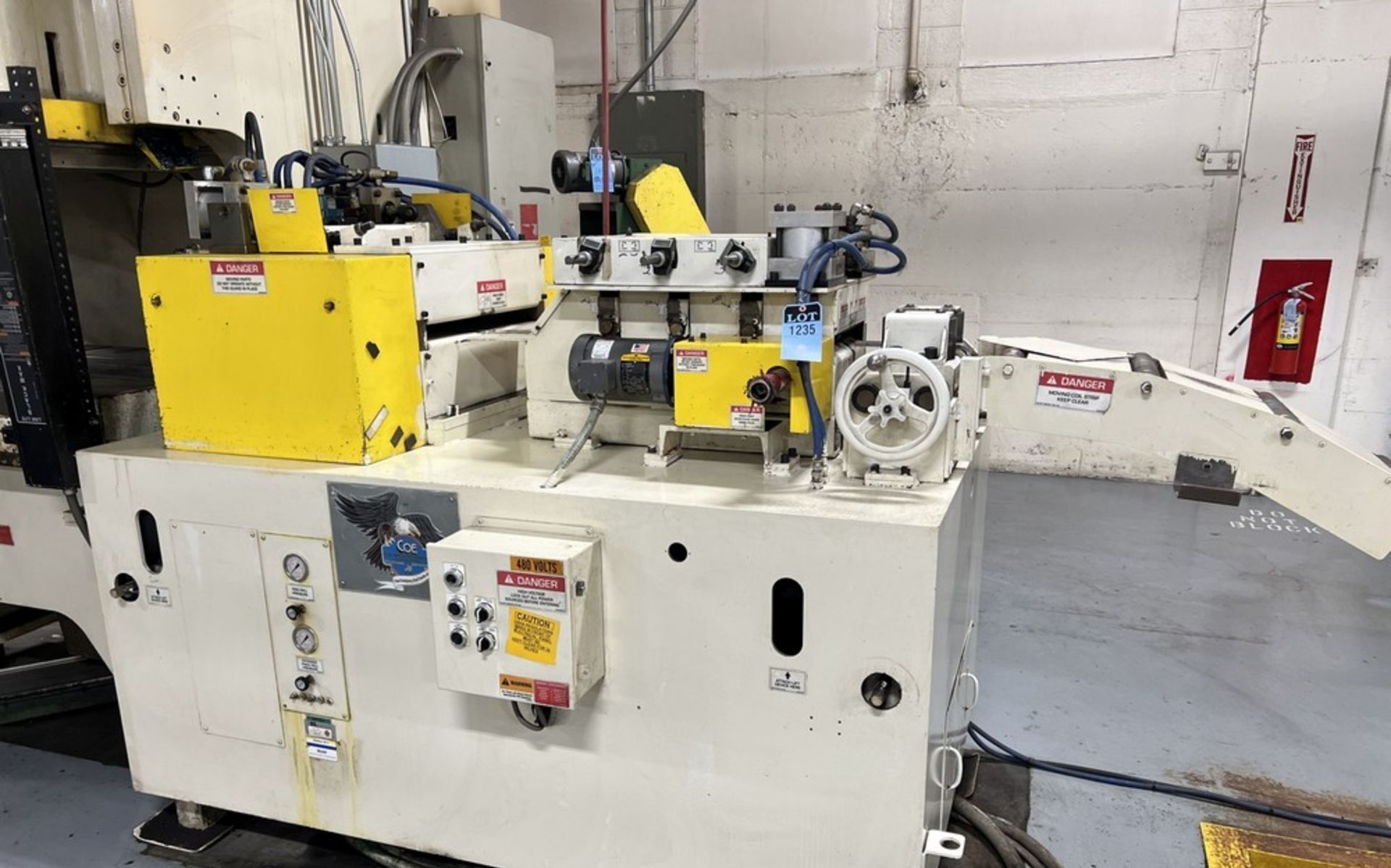 6000 lb. Coe Press Equipment #CPRF-518/CPPS-350-12/CPR-DE-PO-06018, servo feedline, 12" x .187" stock, 72" - Image 5