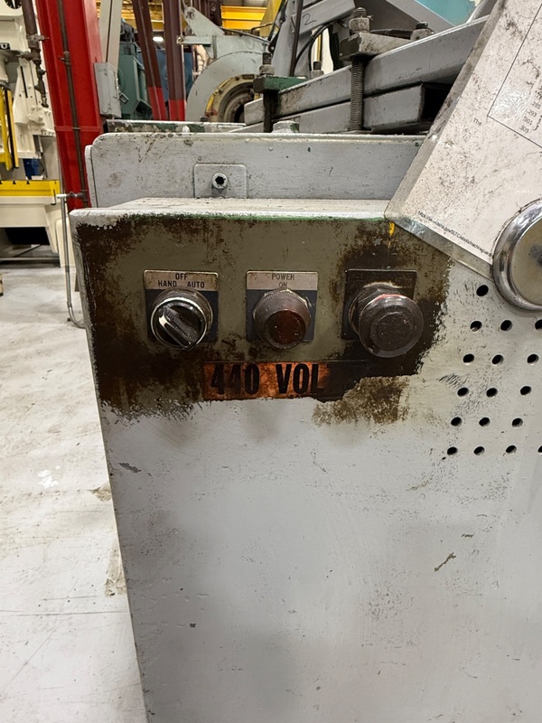 12000 lb. Coe Press Equipment #CPPC-12024, reverse loop coil cradle / straightener combo, 24" x .375" stock - Image 10