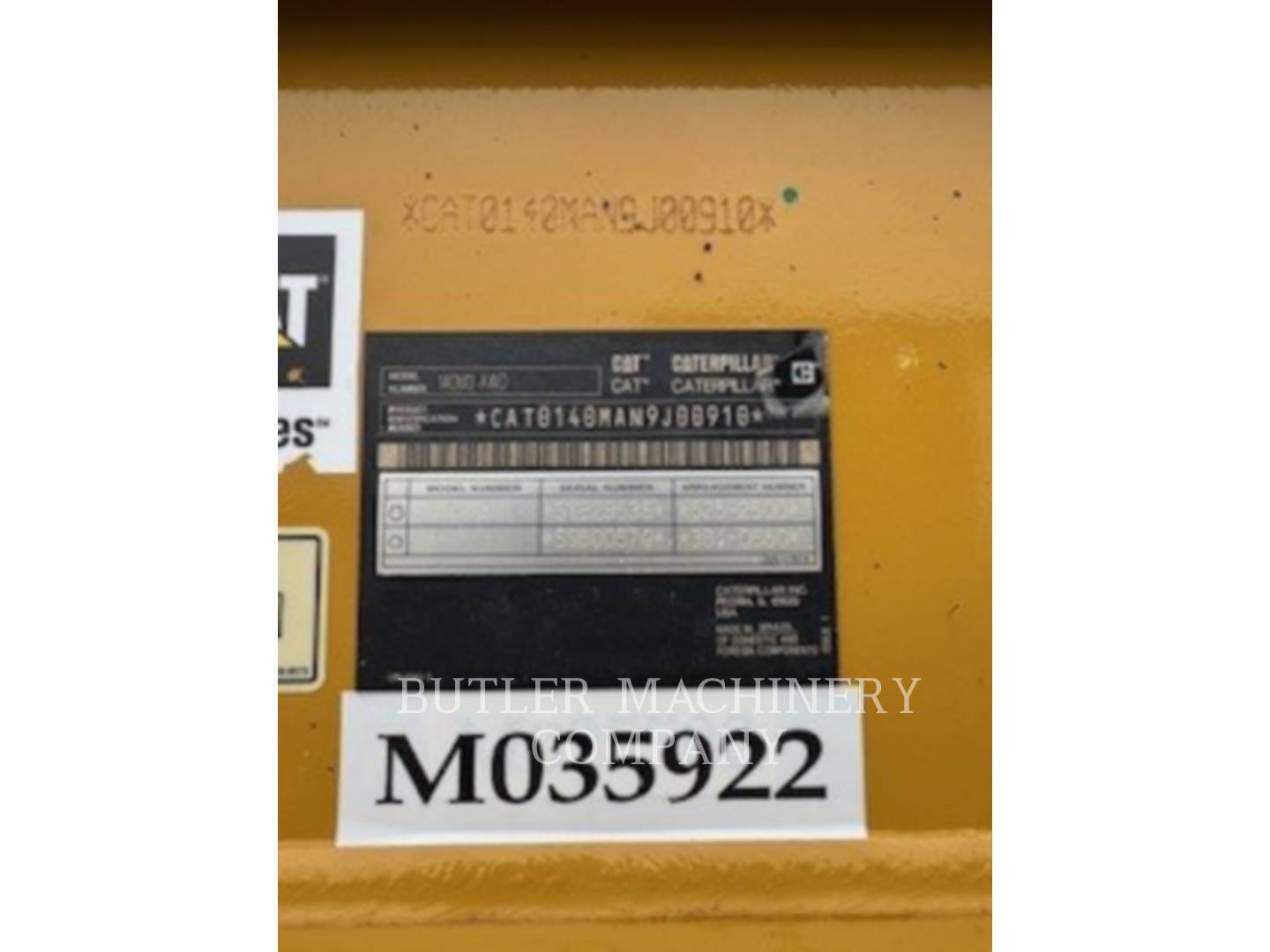 Caterpillar 140M, Motor Grader, 9045 hours, S/N: N9J00910, 2018 - Image 6