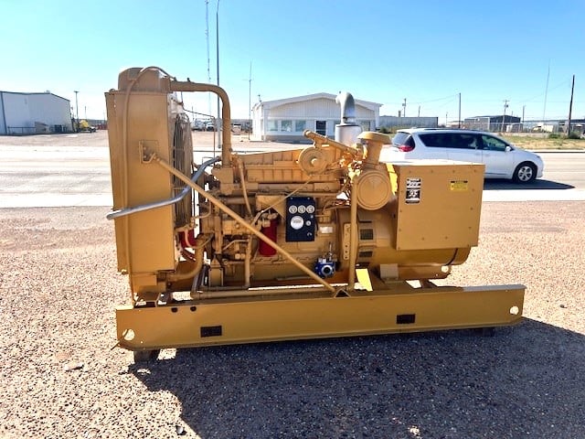 140 KW Caterpillar #G3306-TA, Natural gas generator set, 480 Volts, 3-phase, 982 hours, 1800 RPM - Image 1
