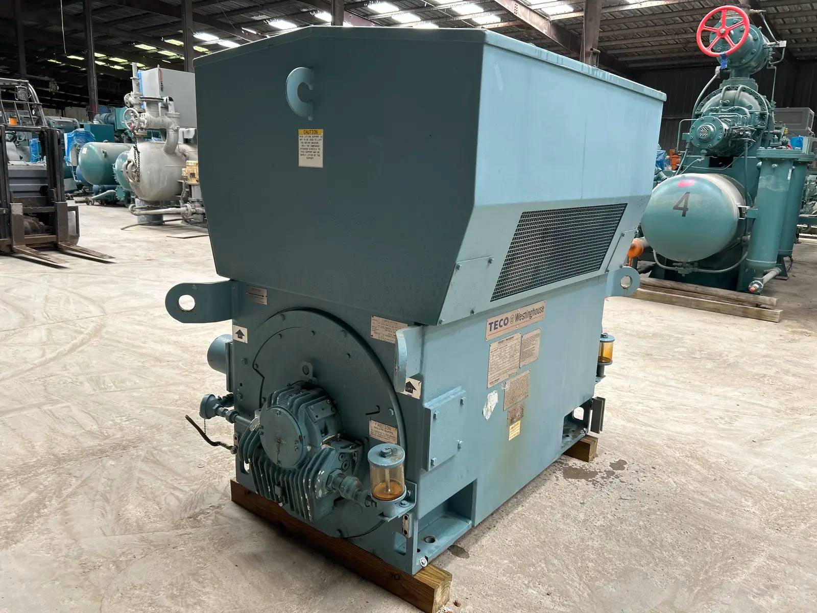 800 HP 3569 RPM Teco WS-HL, Frame 3510, 4160 Volts, 2019 - Image 6