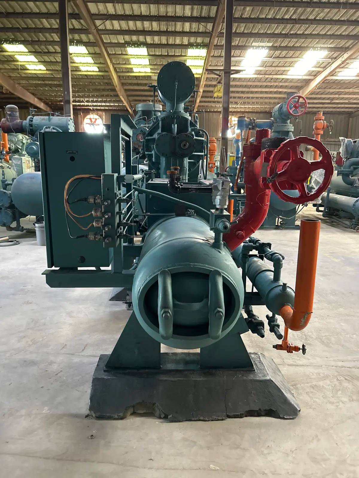 Frick #TDSL193L, rotary screw compressor, 3500 RPM, 300 psig, R717, Quantum HD Micro Control panel, 2004 - Image 9