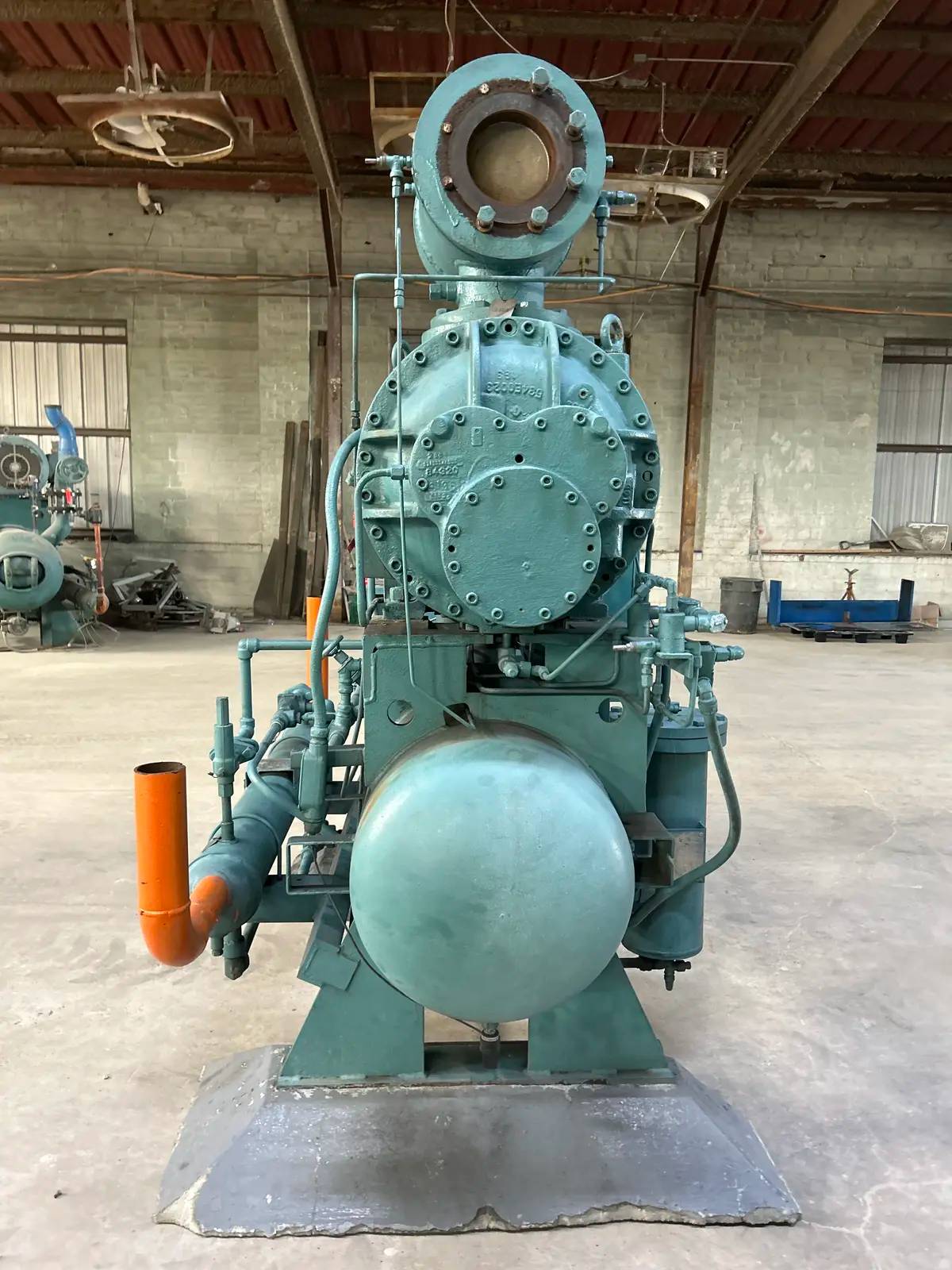 Frick #TDSL193L, rotary screw compressor, 3500 RPM, 300 psig, R717, Quantum HD Micro Control panel, 2004 - Image 10