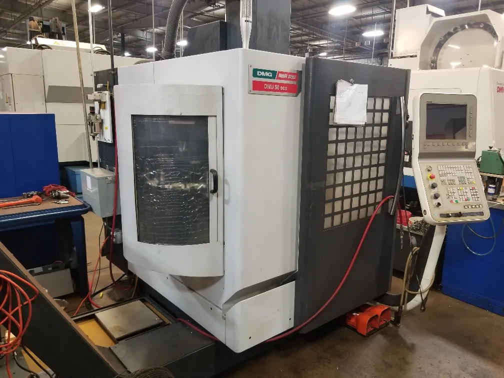 DMG, Mori #DMU-50-Eco, vertical machining center, 16 automatic tool changer, 19.7" X, 17.7" Y, 15.7" Z, 8000 - Image 1