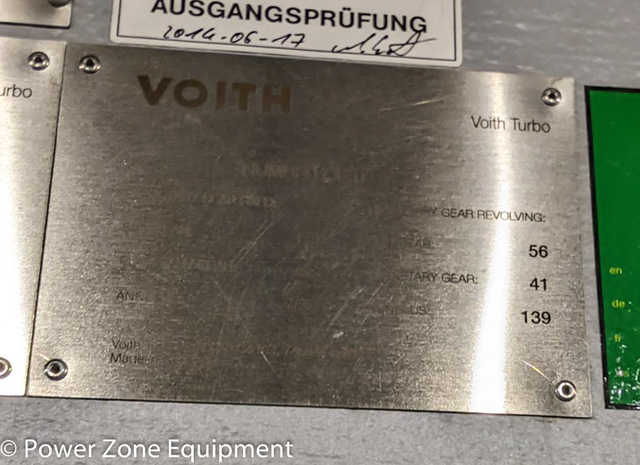 11400 HP @ 1800 RPM, Voith Vorecon #RWE-12F7, Planetary Gearbox Rotating Assembly, CW Rotation, 2.8:1 Ratio - Image 5