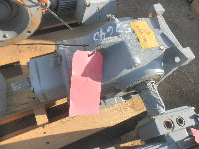 4500 RPM, Eurodrive #K77AD3, Right Angle Gear Reducer Gearbox, 12.36:1 Ratio, 364 RPM Output - Image 2