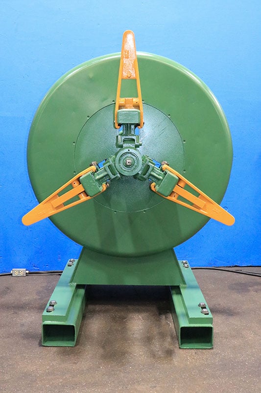 2500 lb. Perfecto #18-M-SB, motorized uncoiler, 18" width, 60" outside dimensions, 15.5"-20.5" ID, 21" - Image 1