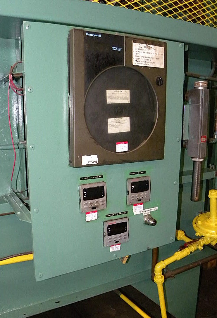 30" width x 30" H x 48" D Surface Combustion, electric atmosphere box furnace, 1750°F - Image 5
